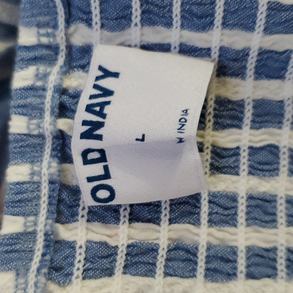 New Old Navy Striped Wrapped Maxi Dress - Picture 8 of 8